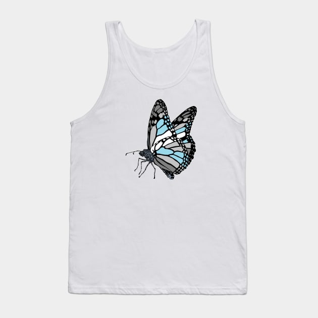 Demiboy Butterfly Tank Top by theartfulscientist